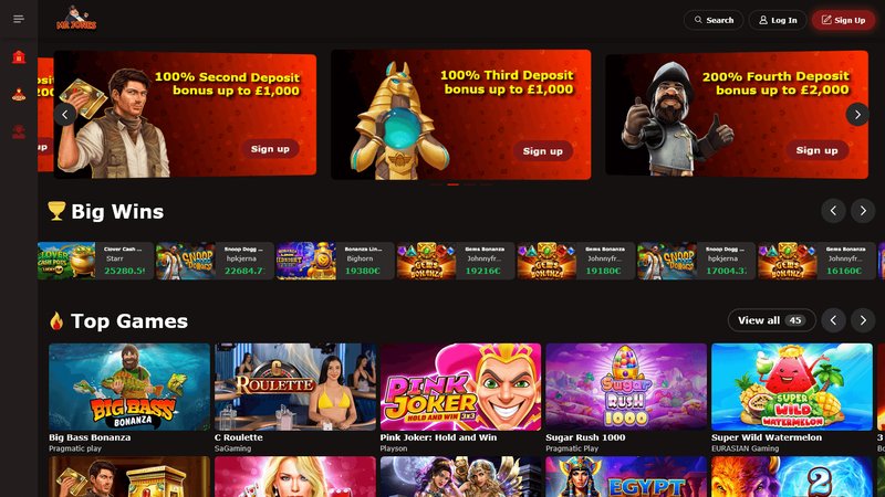 Image: Unlock Exclusive Bonuses at Mr Jones Online Casino UK Today