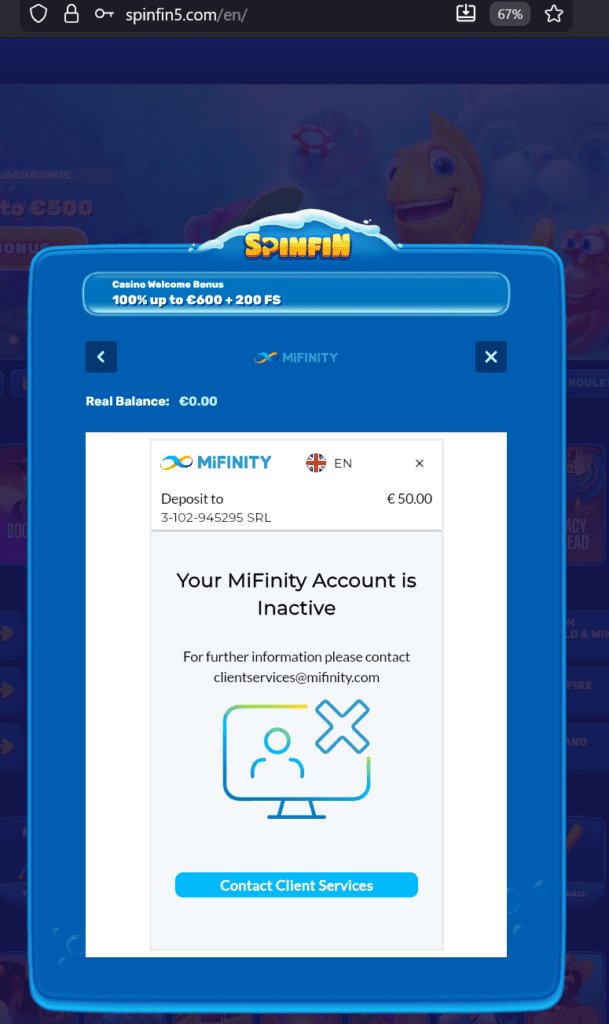 Spinfin casino uk in United Kingdom